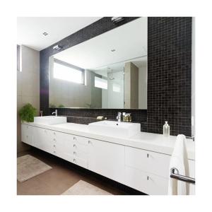 Wholesale Solid Wood Bathroom Vanity With Sink in Modern Design Style and Luxury White Lacquer from china suppliers