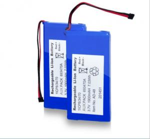 China 500 Cycles Rechargeable LiPo Battery Lithium 3.7v 1900mah Battery on sale