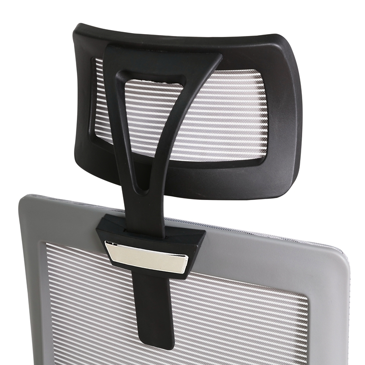 High Back Gray Ergonomic Mesh Executive Chairs with Lumbar Support put for home working