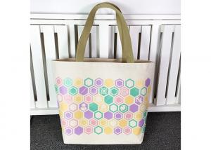 Wholesale Customized Cotton Canvas Tote Bag , Organic Cotton Tote Bags Plain Woven Fabric from china suppliers