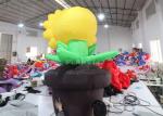 EN14960 Commercial Cartoon Inflatable Sun Flower For Advertising