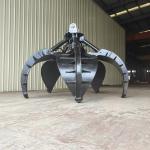 Factory Orange Peel Grab Excavator Rock Grapple, Excavator Grab Thumb Bucket