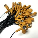 Black Yellow 1.8m Esd Grounding Cable For Cleanroom Antistatic