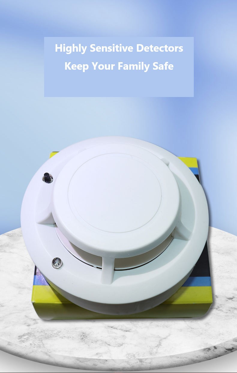 Smoke Alarm Independent Infrared Photoelectric Sensing High Decibel Alarm Hotel Acceptance Of Fire Detection