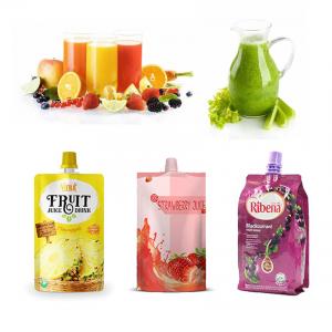 Wholesale Premade Bag Spout Pouches Stand Up Pouches Liquid Juice Milk Beverages from china suppliers