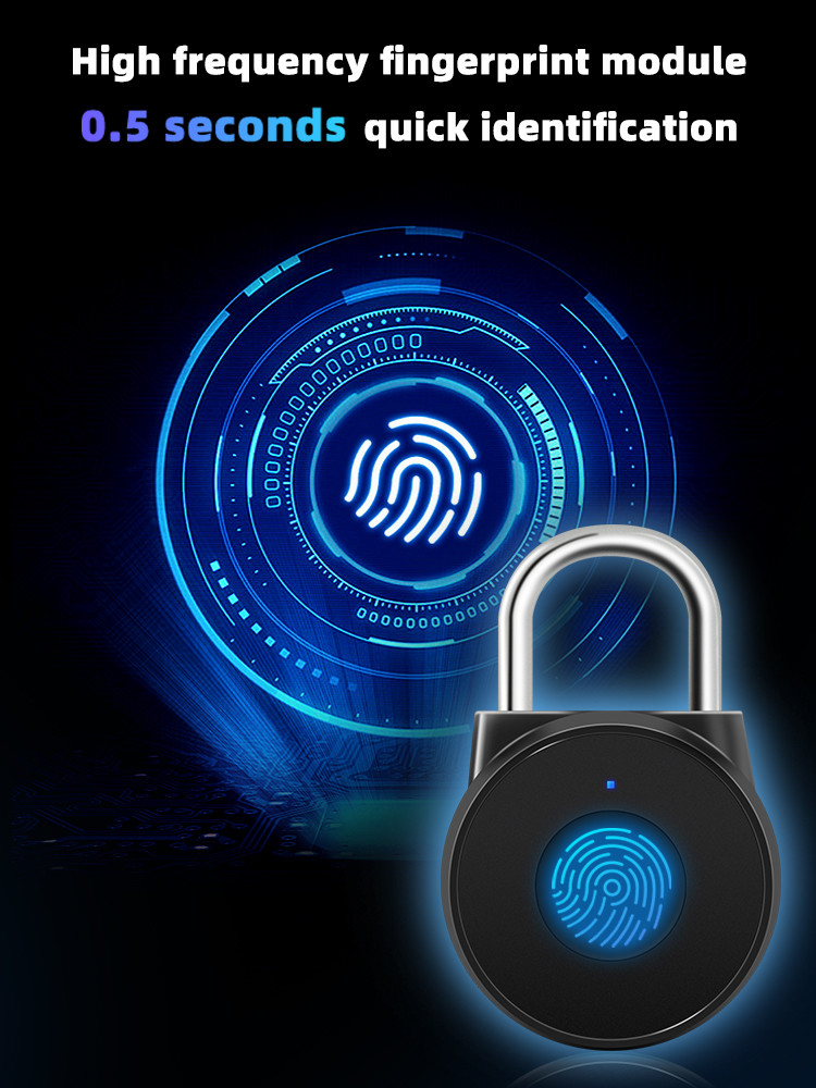 Classic Design Smart Outdoor Padlock Stainless Steel Bluetooth Door Lock