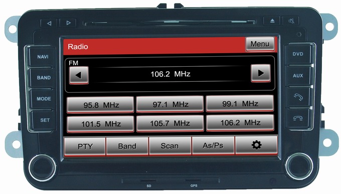 Ouchuangbo Car Radio VW Jetta Caddy Eos with Phonebook iPod RDS SD mp3 player OCB-8785