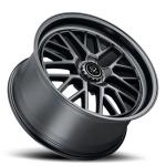 silver aluminium alloy 1 piece forged wheel via jwl standard for car