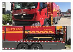 Wholesale 35T Remote Water Supply System Fire Truck 6X4 Drive Type With GPS Monitoring from china suppliers