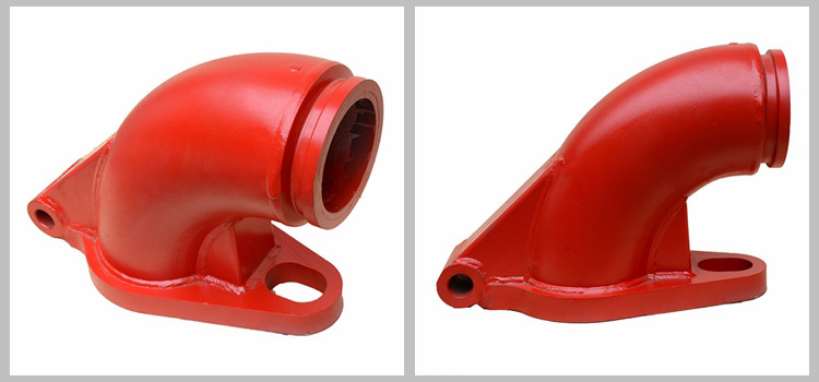 A810301010907 C12048.3.9.1A 90 Degree Steel Hinge Concrete Pump Elbow