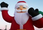 Custom Advertising Christmas Inflatable Santa Inflatable Santa Claus For Holiday