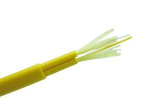 Wholesale LSZH / PVC / TPU Ruggedised Duplex Flat With 3.0mm / 2.0mm Indoor Fiber Optic Cable from china suppliers