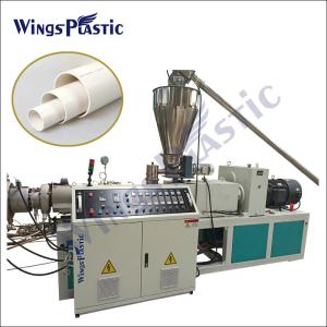 Wholesale Single Screw Plastic PVC Pipe Extruded Machines Customized from china suppliers