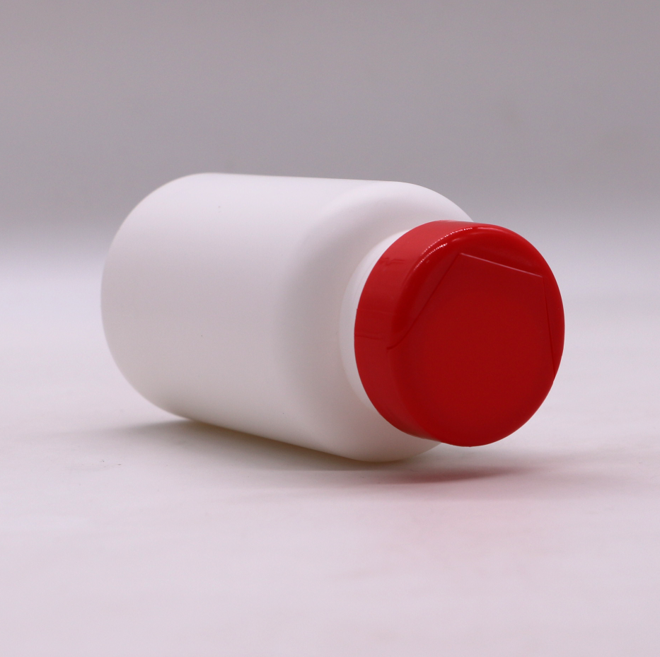 225mL Round Shape PET Plastic Bottle for Plii Medicine Solid Tablet Capsule Organizer