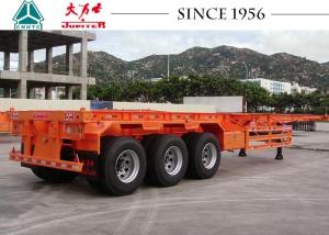 China 40 FT 3 Axles Skeleton Trailer High Durability For Container Transport on sale