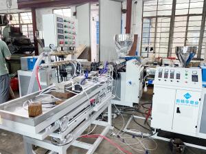 China PVC Price Label Ticket Holder Plastic Profile Extrusion Line Machine on sale