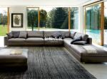 Contemporary Style 2018 New Living Room Furniture 5 Seater Cowhide Genuine