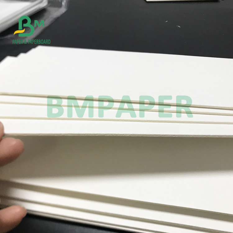 High Bulk Natural White Uncoated Cup Coaster Board 1.5mm Thickness 