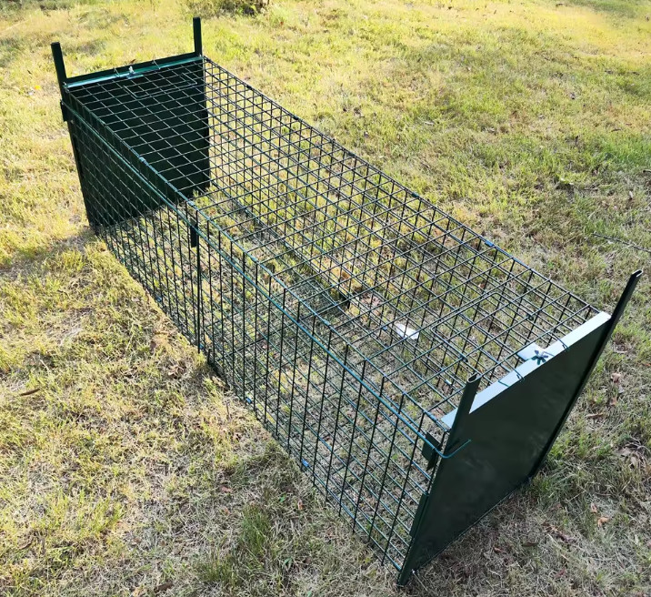 Heavy Duty Humane Hunting Snare Netting Cage 40" Big Animal Wild Boar Cage Trap