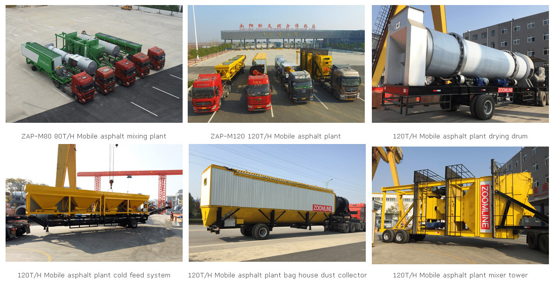 120TPH Mobile Asphalt Mixing Plant