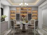 Customized Modern PVC Kitchen Cabinets L Shape Classic Grey Kitchen Cabinet