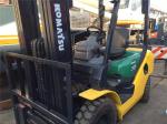 used komatsu FD30-16 three stages and side shift forklift