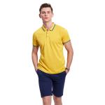 Flyita Short-Sleeved Casual Man Slim Solid Color Polo T Shirt