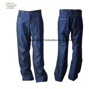 Wholesale Protective Men's Fire Resistant Trousers Denim Dungaree from china suppliers