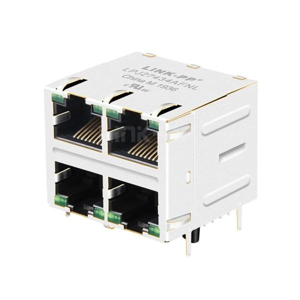 Belfuse XMH-2216D3042-1 Compatible LINK-PP LPJ27434AFNL 10/100 Base-T Green