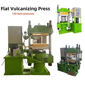 Wholesale 120 Ton Clamping Force Electric Heating Flat Vulcanizing Press For The Production Of Conductive Rubber Ceramic Parts from china suppliers