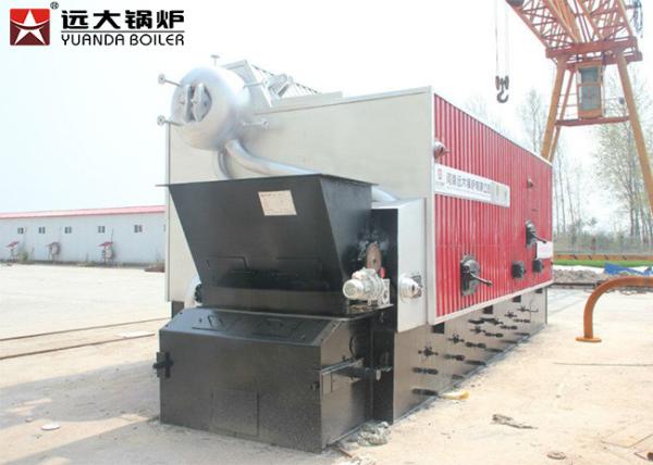 Bio Fuels Wood Bark Rice Husk Fired Steam Boiler 3000kg/H Capacity Horizontal