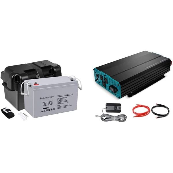 Lifepo4 12V 50Ah Energy Battery Storage Lithium Ion Solar Deep Cycle Rechargeable