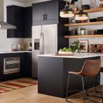 Customizable YALIG Luxury American Country Storage Kitchen Cabinets with Table