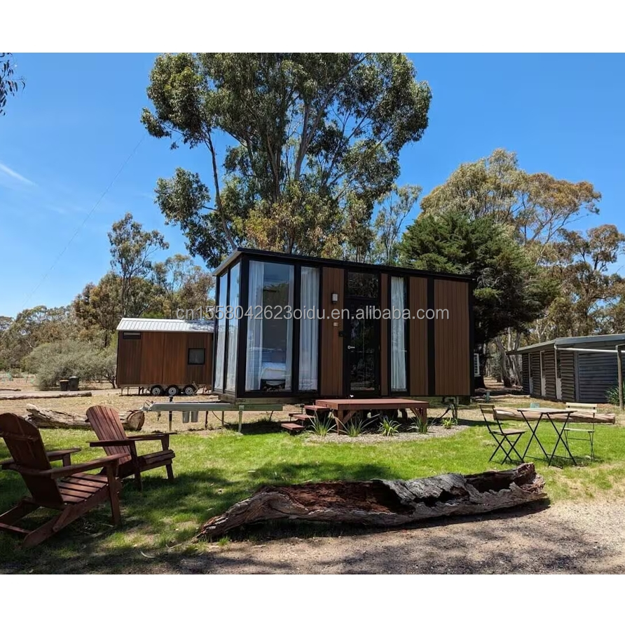 20ft Modern Luxury Prefab House Steel Sandwich Panel Modified Shipping Container for Outdoor Garden Living Alternative