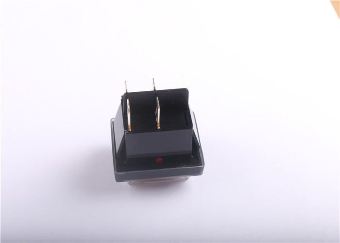 Small 16A T100 Waterproof Rocker Switch 100M Ω Insulation Resistance With Dust Cover