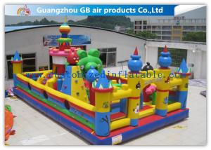 Wholesale Outside Inflatable Amusement Theme Parks With Bounce House Waterproof PVC from china suppliers