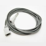 Temperature Adapter Male Plug Connector Straight Cable 3M Length YSI Compatible