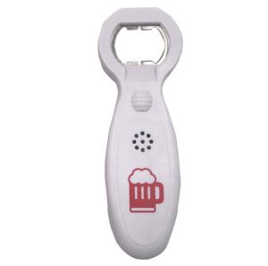 Wholesale Flat Bar Beer Bottle Opener 50g Music Plastic Metal Sensor Switch Customized 22*35mm from china suppliers
