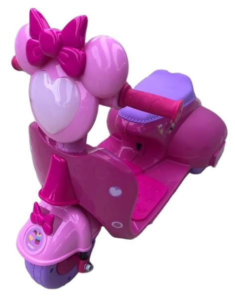 390 *1 Motor 6v Pink Electric Baby Motorcycle Scooters Ride On Car for Children