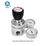 AFK R13 Stainless Steel Industrial Gas Pressure Regulator For Helium Nitrogen