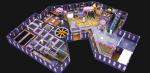 Naughty Indoor Theme Park Castle Commercial Playground Set For Kids
