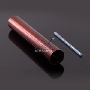 Wholesale Customize Length Round Curtain Rod Sand Red Blasting Aluminum Profile from china suppliers