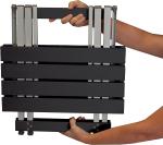 Roll-up Table, folding Plastic Wooden Design Coffee Lounge Patio Portable