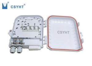 Wholesale White Fiber Optic Termination Box 12 Port 206.8x230.8x66.5mm For FTTX Project from china suppliers