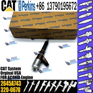 Wholesale Common rail diesel injector 10R-7938 2645A743 for Caterpillar CAT E320D E323D C6.6 from china suppliers