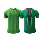 100% Polyester African Cup Jerseys S-2XL White / Red / Green / Yellow Color