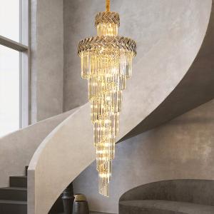Wholesale Hall Living Room Chandelier Smoky Gray Crystal Lamps art deco style gold chandelier(WH-NC-42) from china suppliers
