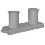 Vessels Carbon Steel Port Mooring Bitts Customized SWL 500 Tons