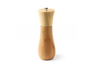 Wholesale Portable Wooden Salt And Pepper Mills Strong Adjustable Solid Bamboo Grinder from china suppliers
