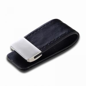 Wholesale PU Leather Wallet Money Clip RFID Aluminum Credit Card Holder For Men from china suppliers